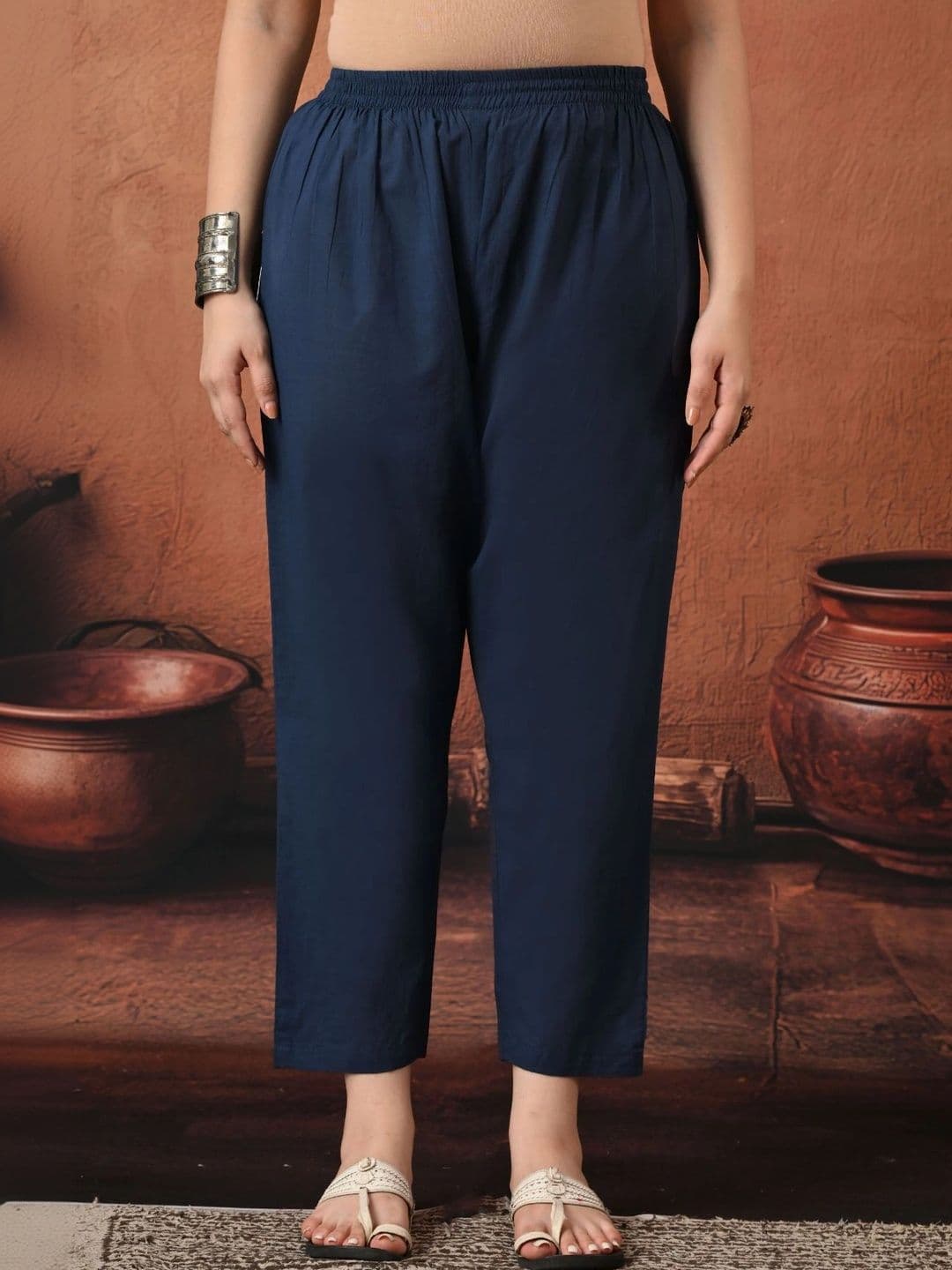 Encourage Women Ethnic Motifs Embroidered Regular Thread Work Kurta with Trousers & With Dupatta thumbnail 2