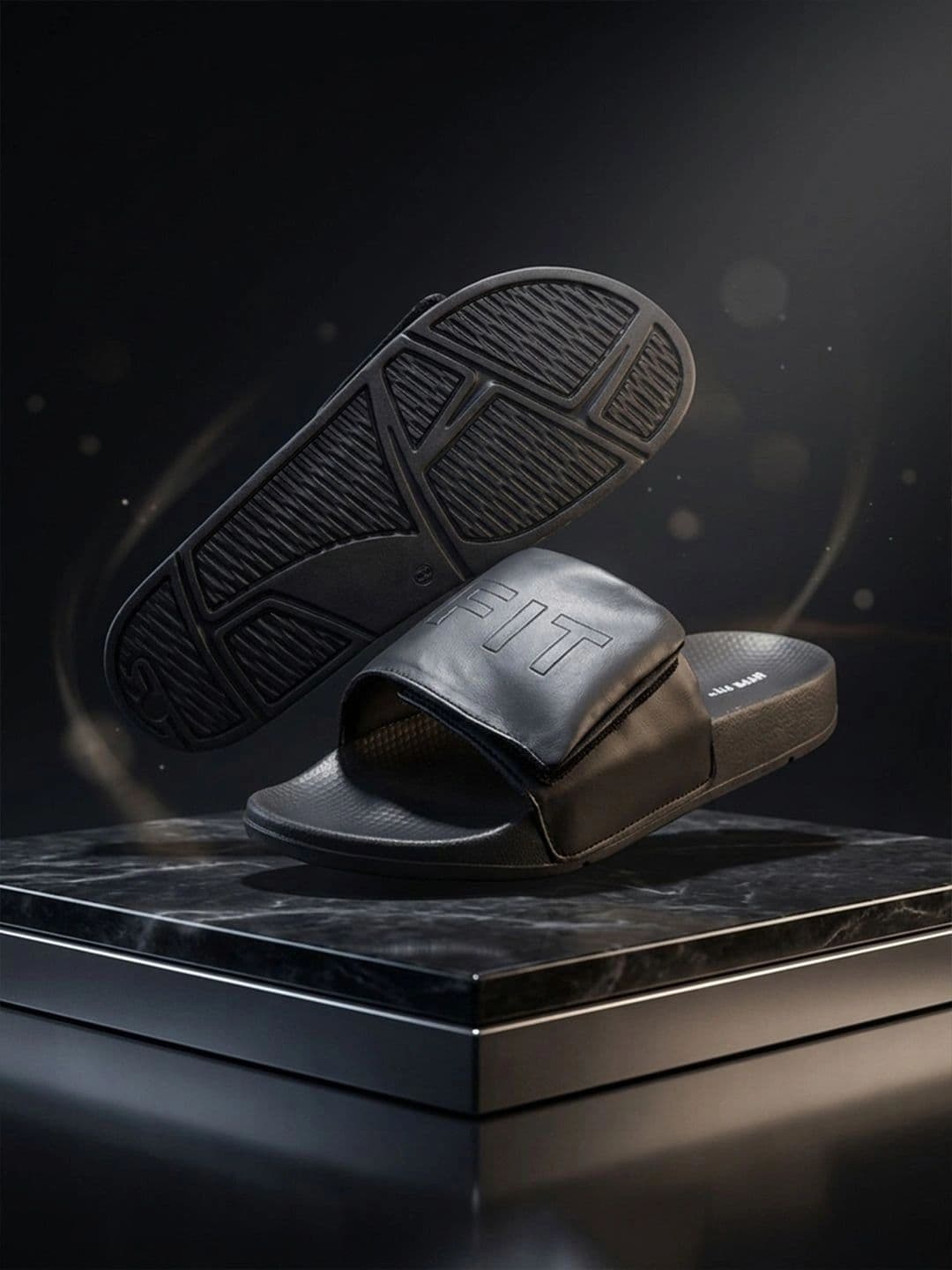 HYPR FIT Men Casual Velcro Water-Resistant Comfort Slides - view 1