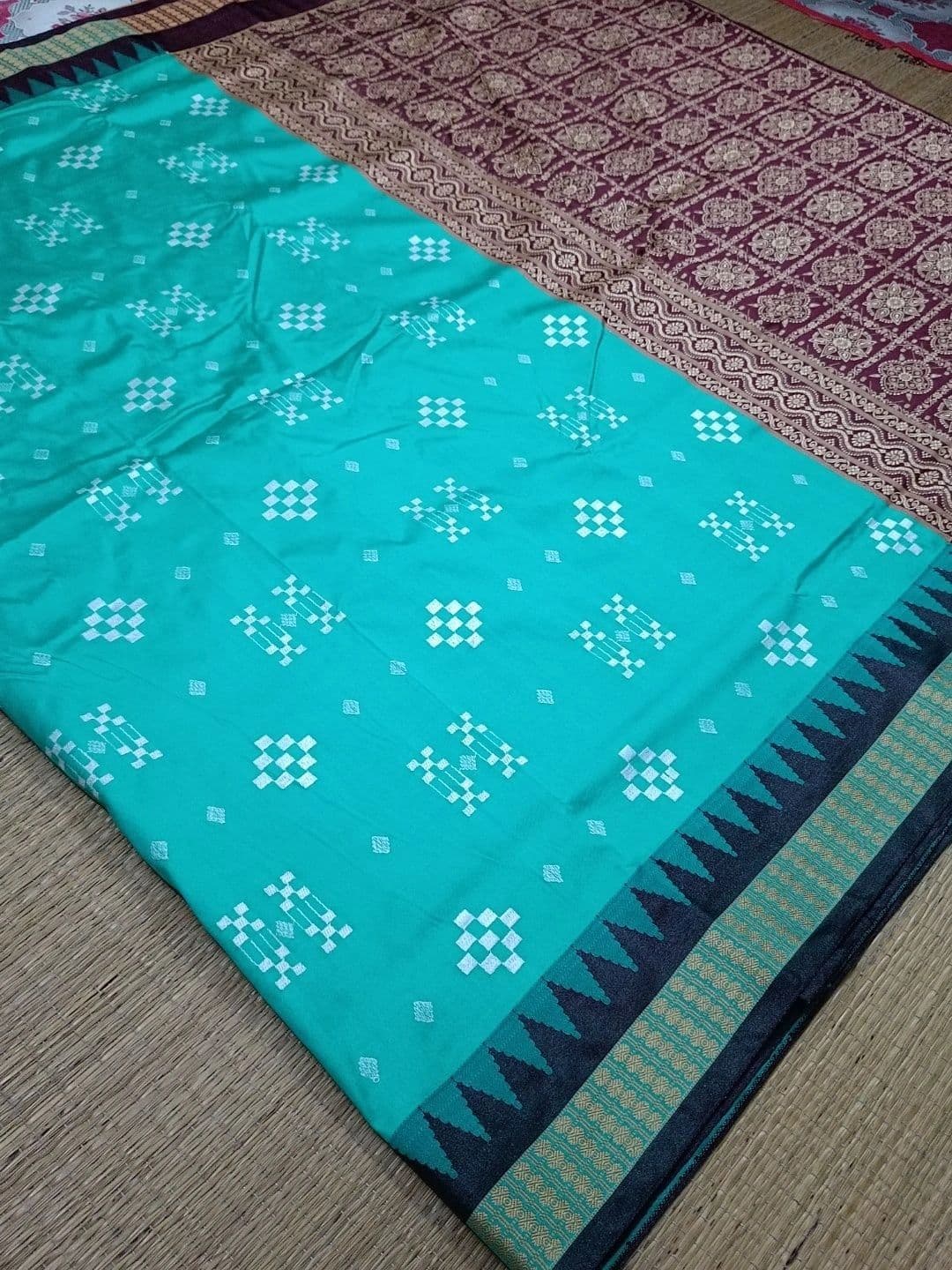 SHOPSILK Art Silk Sambalpuri Saree thumbnail 3