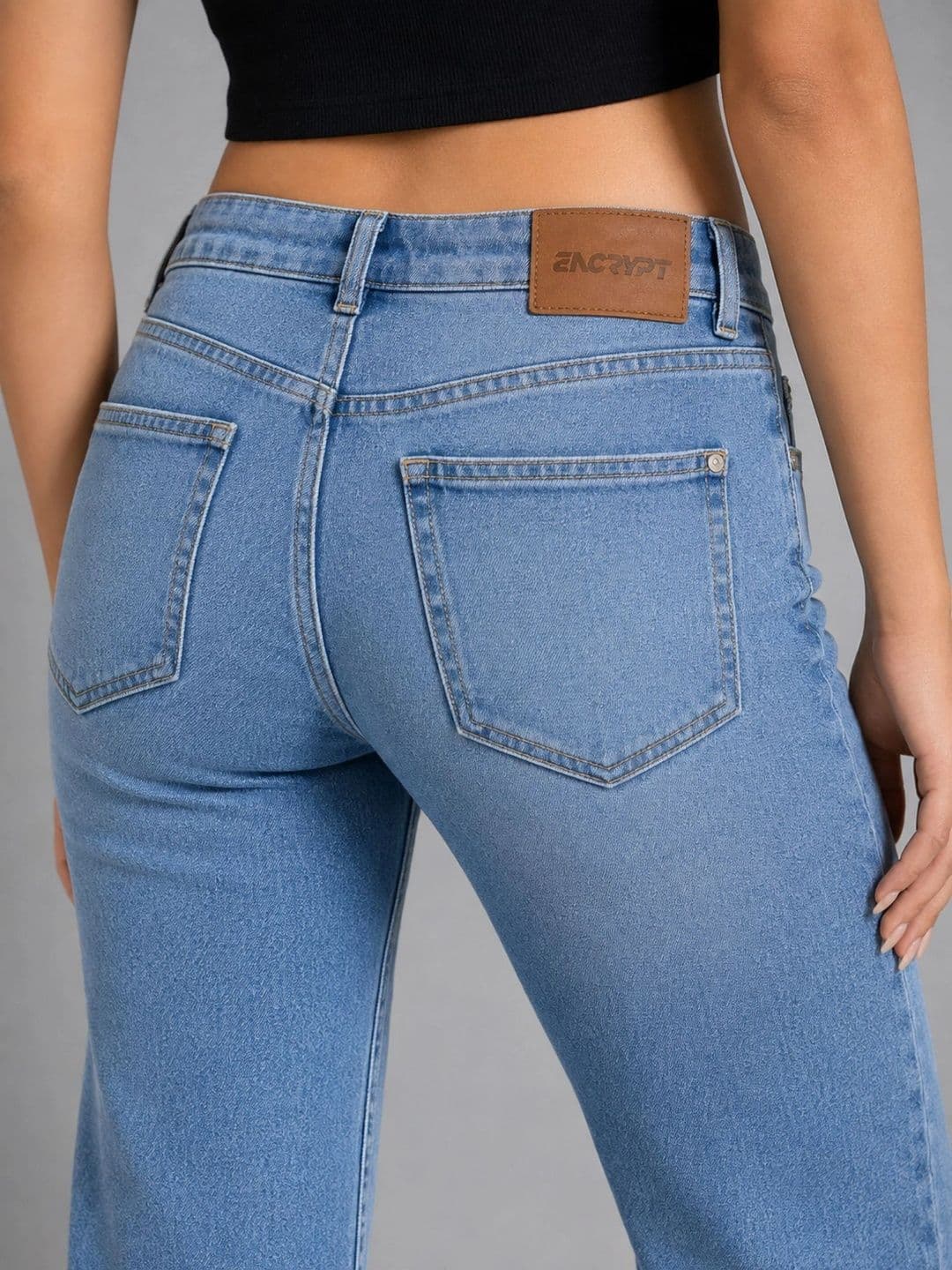Encrypt Women Bootcut Mid-Rise Jeans thumbnail 3