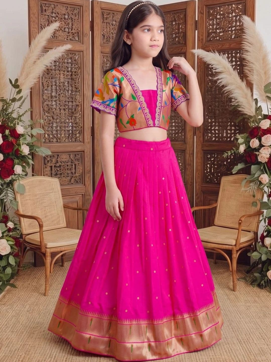 Sangria Girls Ready to Wear Lehenga & thumbnail 6