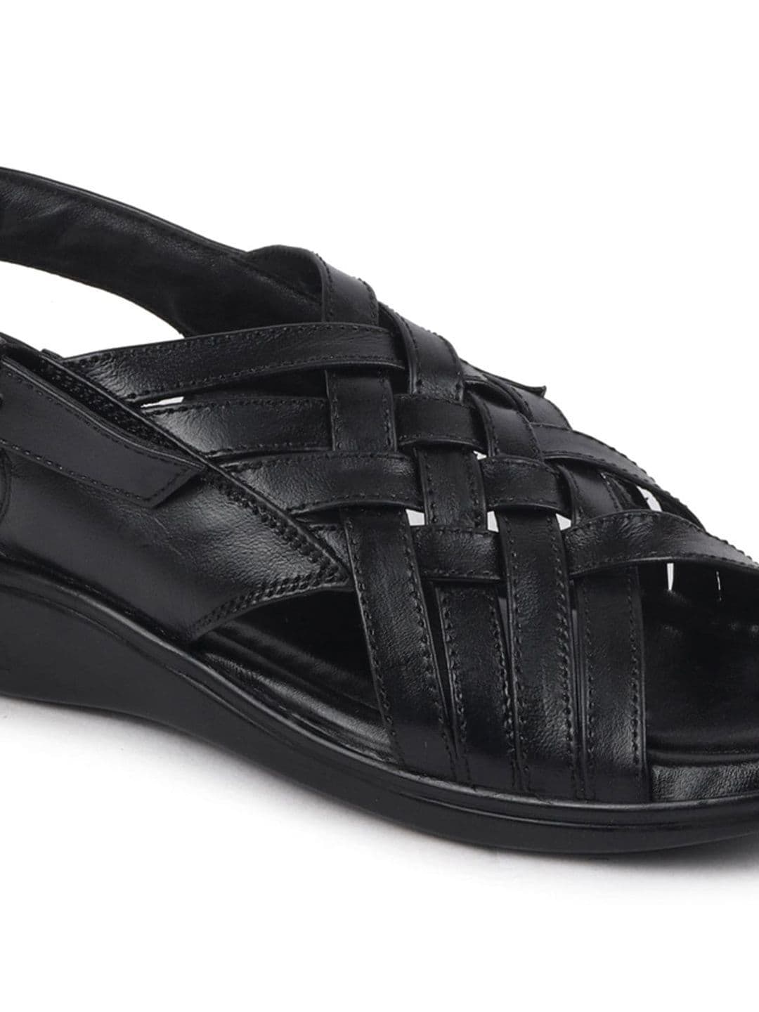 FAUSTO Men Leather Comfort Sandals thumbnail 2