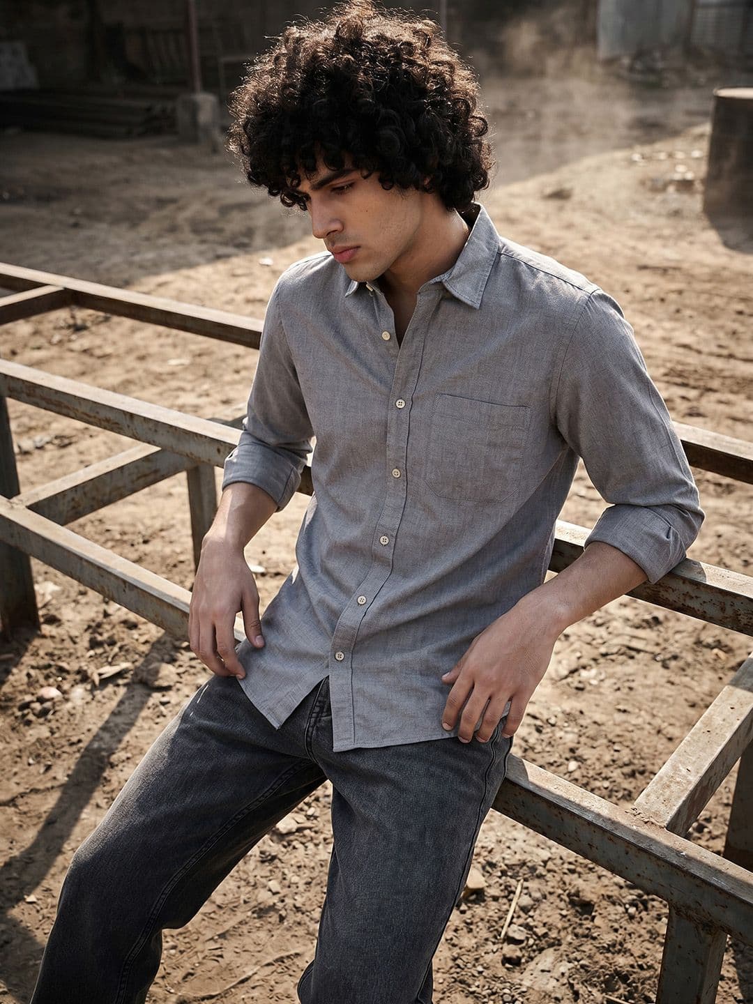 Roadster Life Co. Easy Drape Cotton Shirt thumbnail 6
