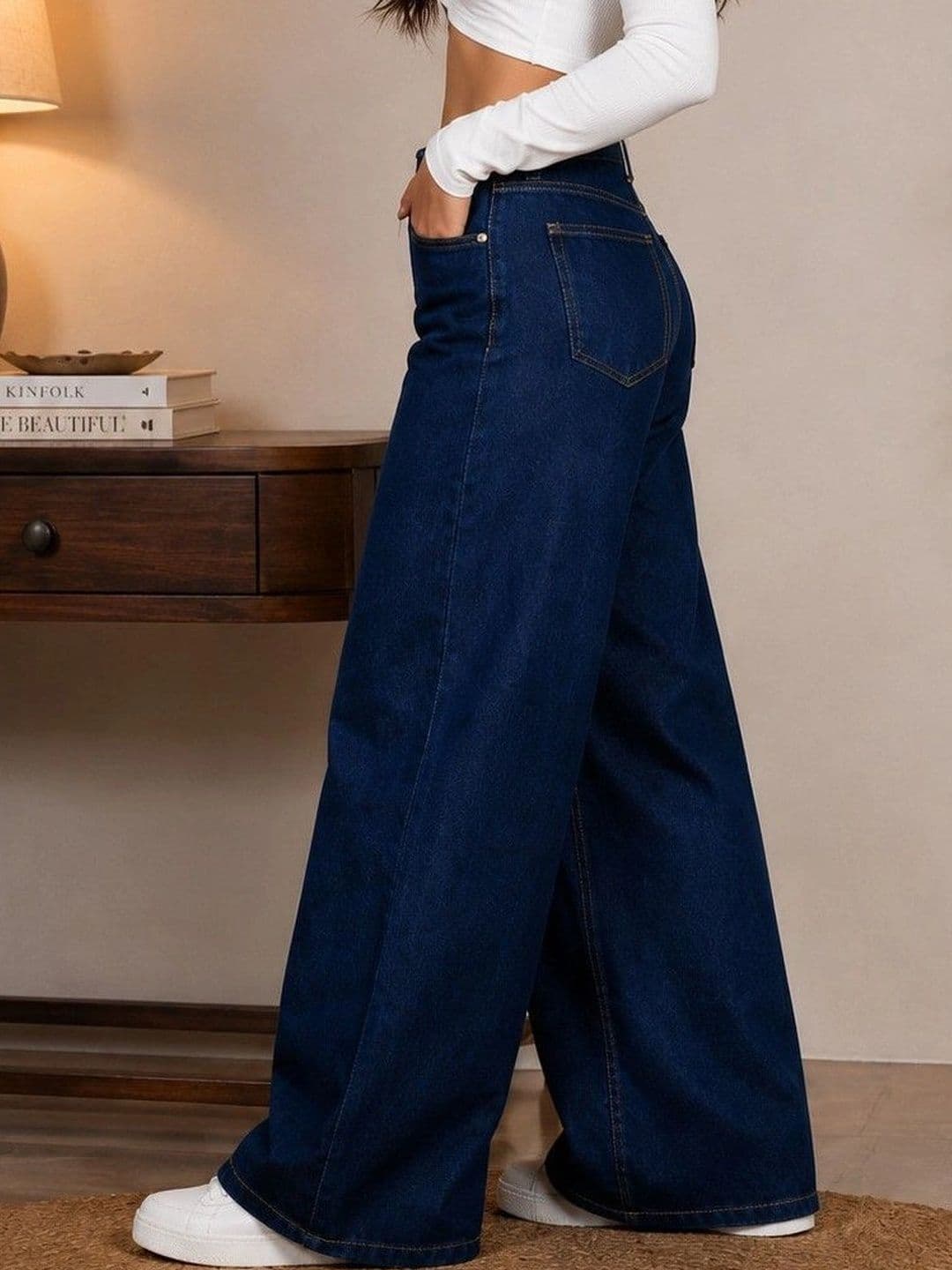 DENIMLOOK Women Flared High-Rise Jeans thumbnail 5