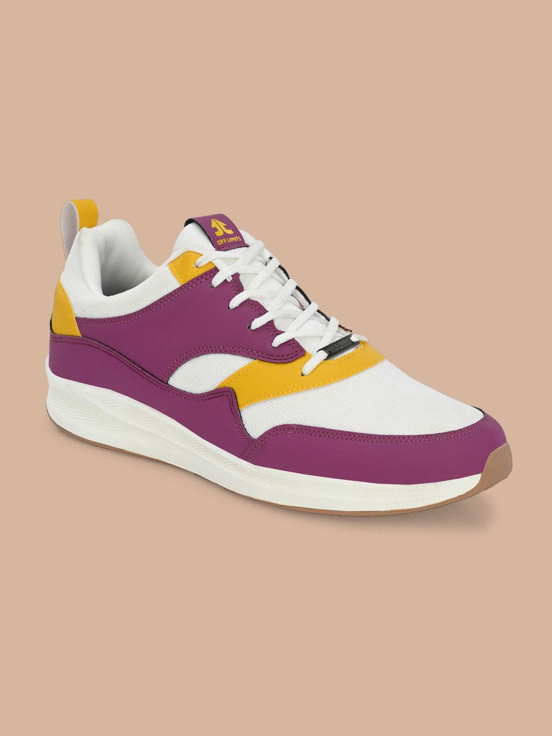 OFF LIMITS Men Colourblocked Lace-Ups Mesh Running Sports Shoes thumbnail 6