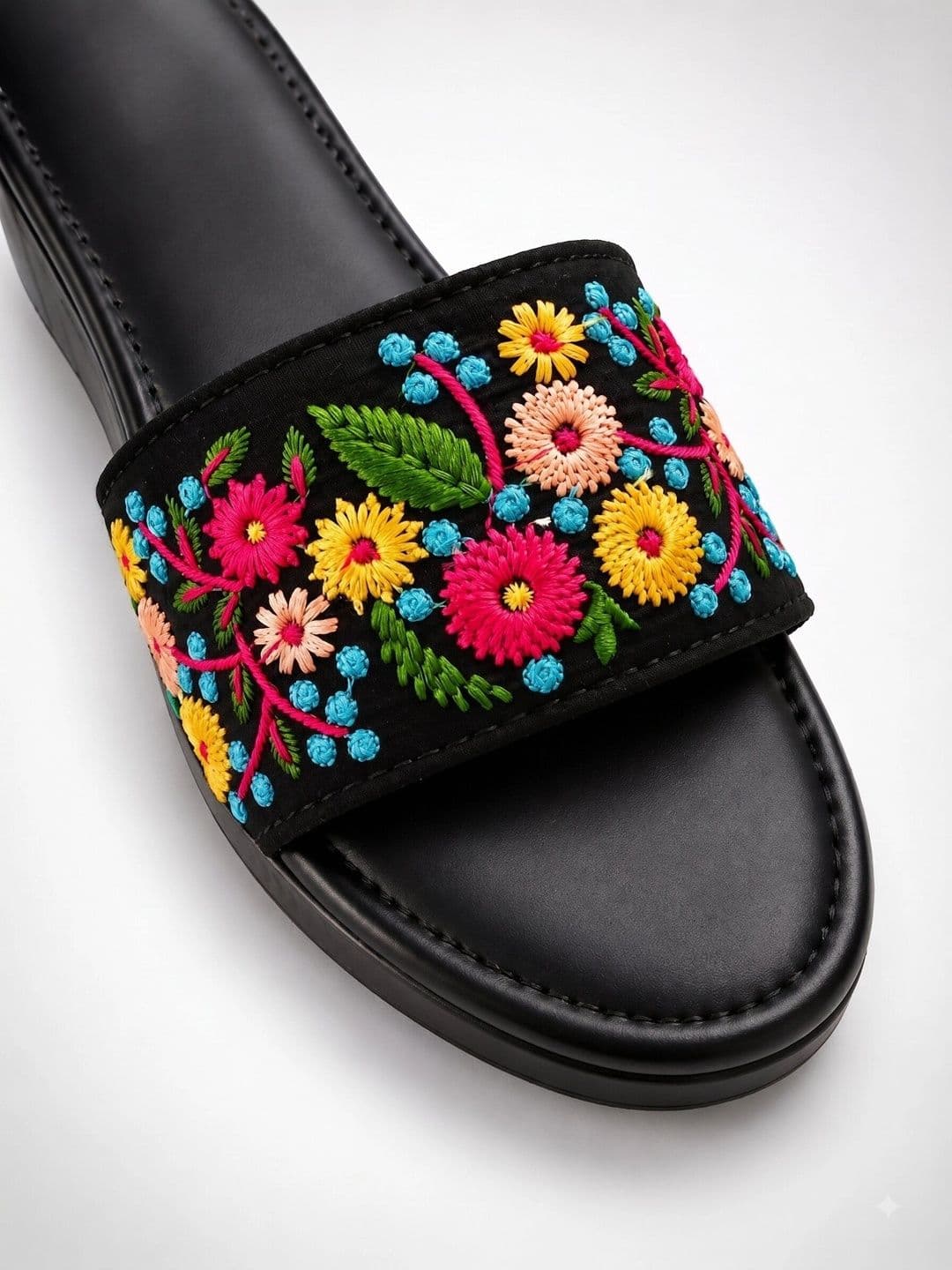 Sangria Party Wedge Sandals thumbnail 3