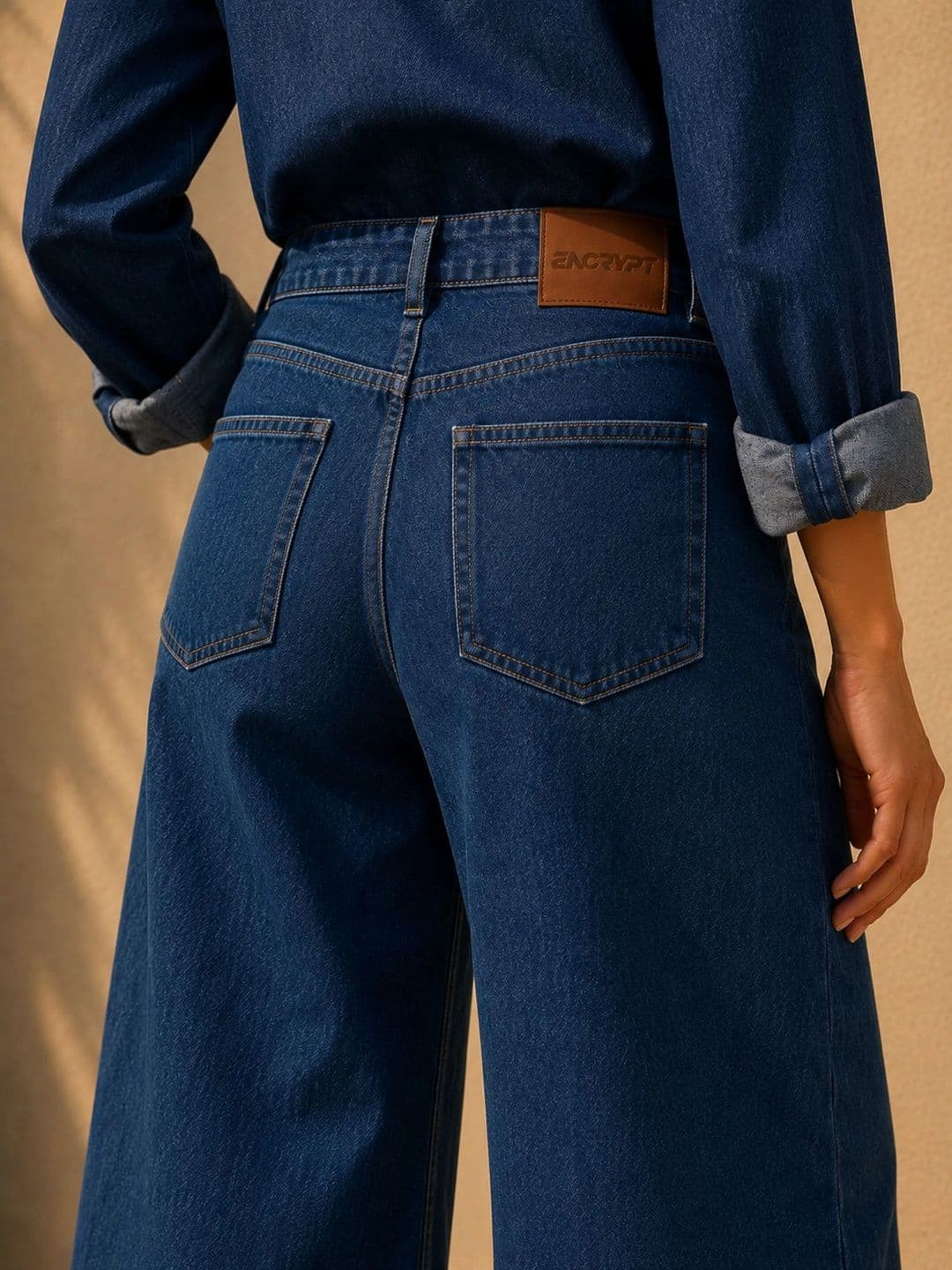 Encrypt Women Flared High-Rise Jeans thumbnail 6