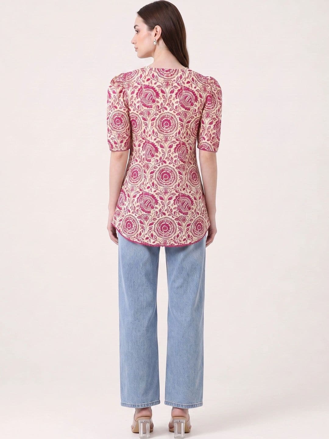 COTTON CULTURE Women Ethnic Motifs Printed Indie Prints Kurta thumbnail 3