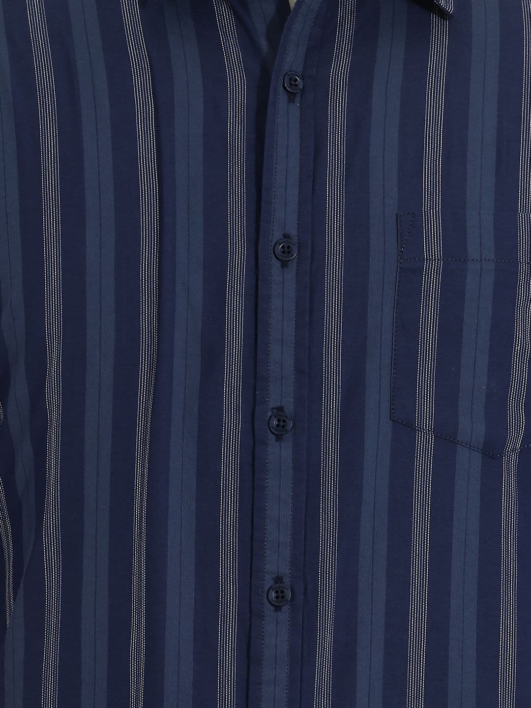 Roadster Life Co. Soft Touch Striped Casual Shirt thumbnail 4