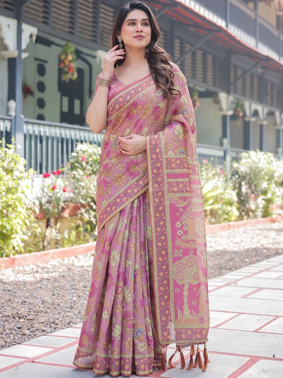 Suha Art Silk Saree thumbnail 7