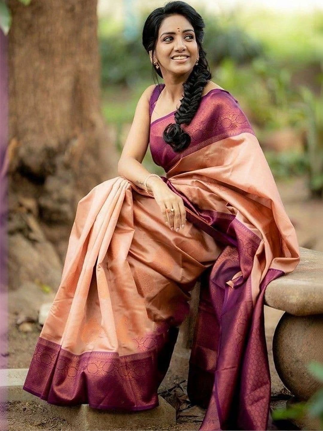 revika Woven Design Zari Art Silk Designer Kanjeevaram Saree thumbnail 7