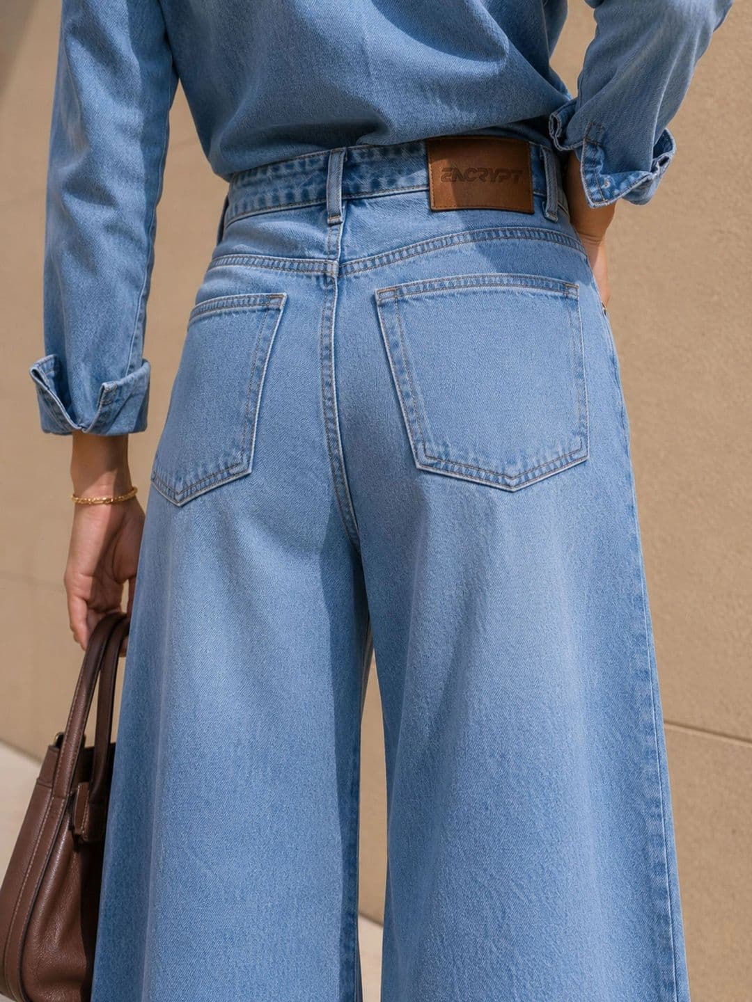 Encrypt Women Flared High-Rise Jeans thumbnail 2