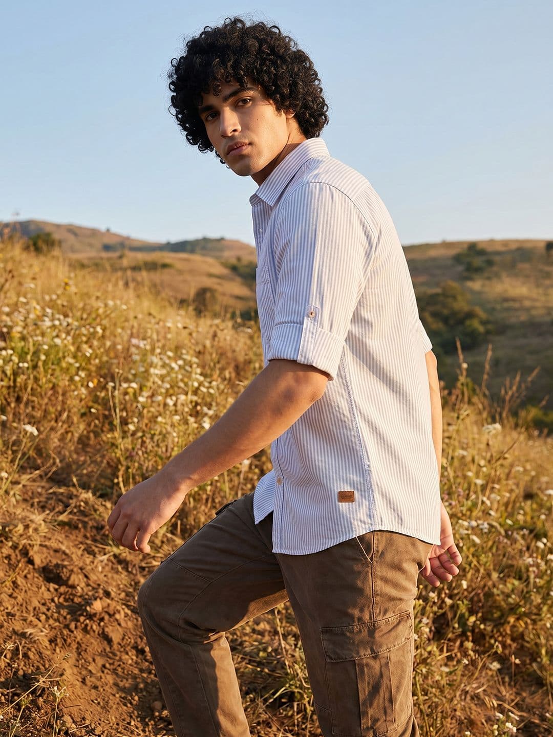 Roadster Life Co. Soft Touch Striped Casual Shirt thumbnail 3