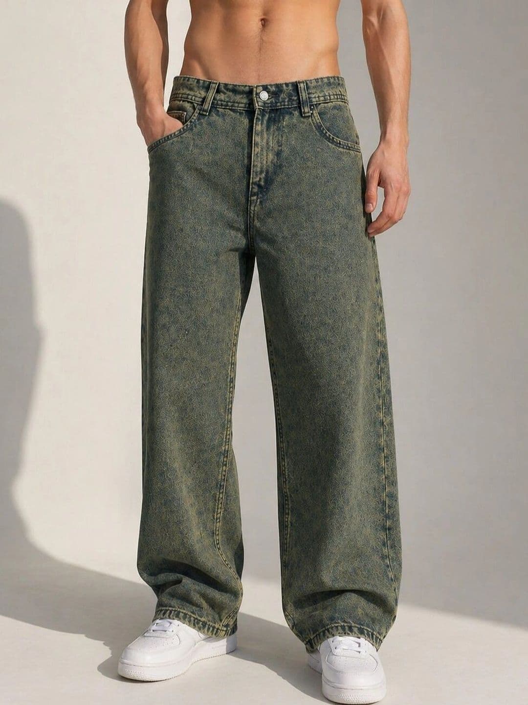 Mast & Harbour Men Mid-Rise Light Fade Jeans - view 1