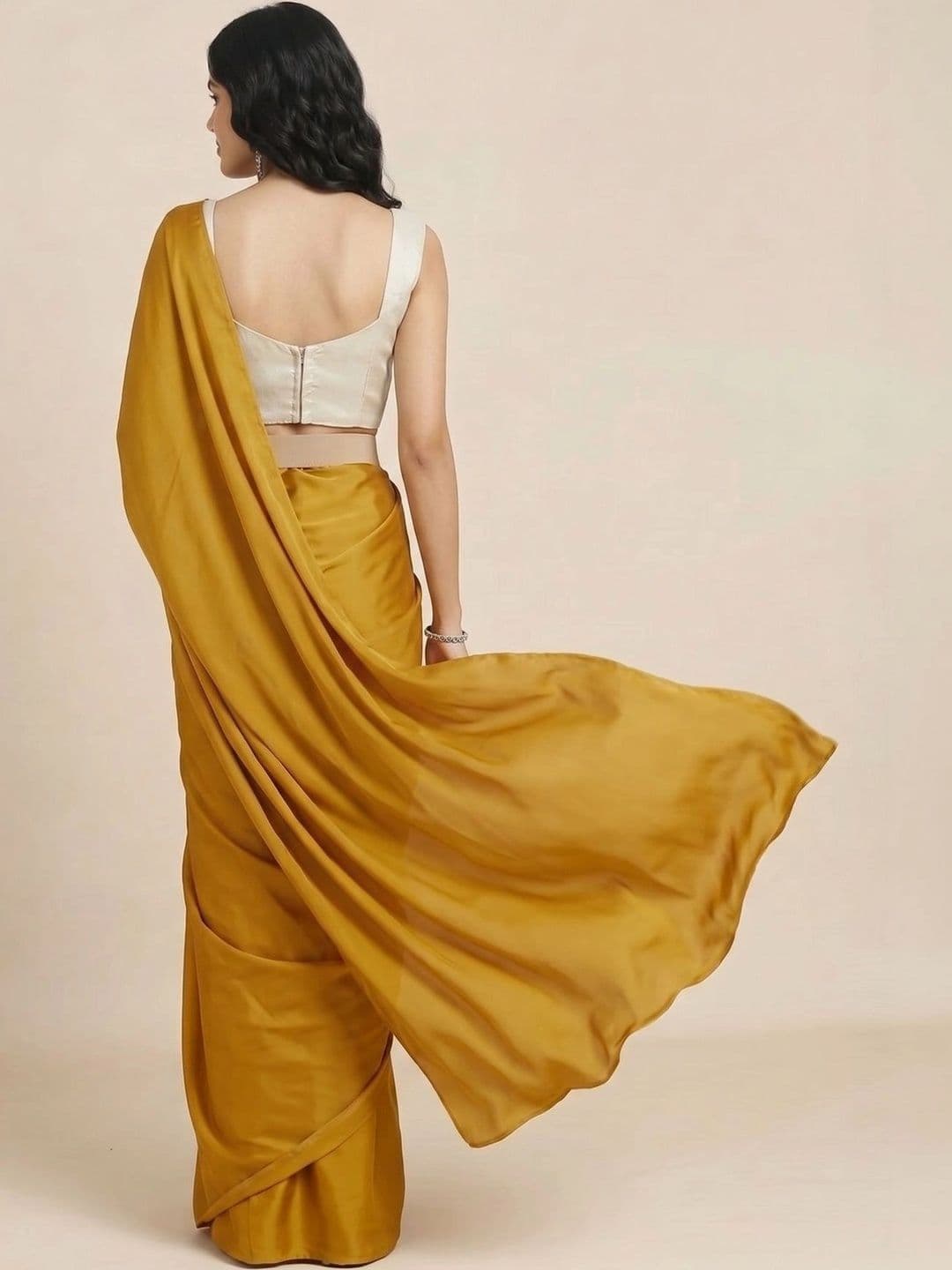 Durga Enterprises Colourblocked Saree thumbnail 2