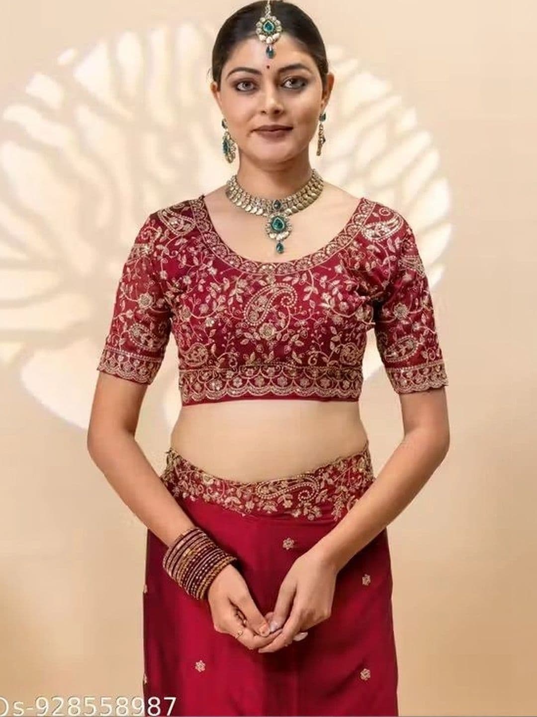 kantuba Zari Art Silk Heavy Work Saree thumbnail 3