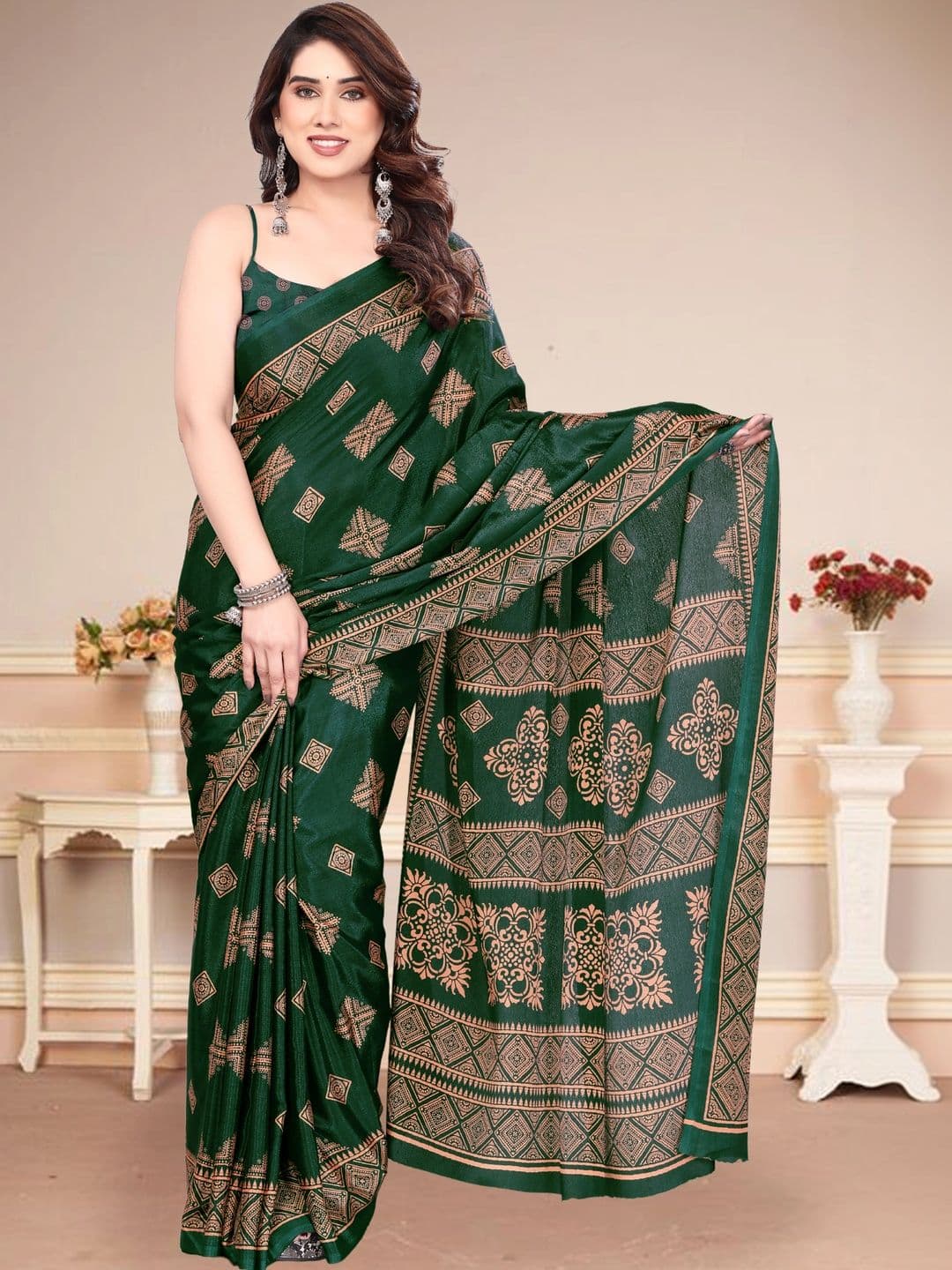 Owee Pure Chiffon Designer Saree - view 1
