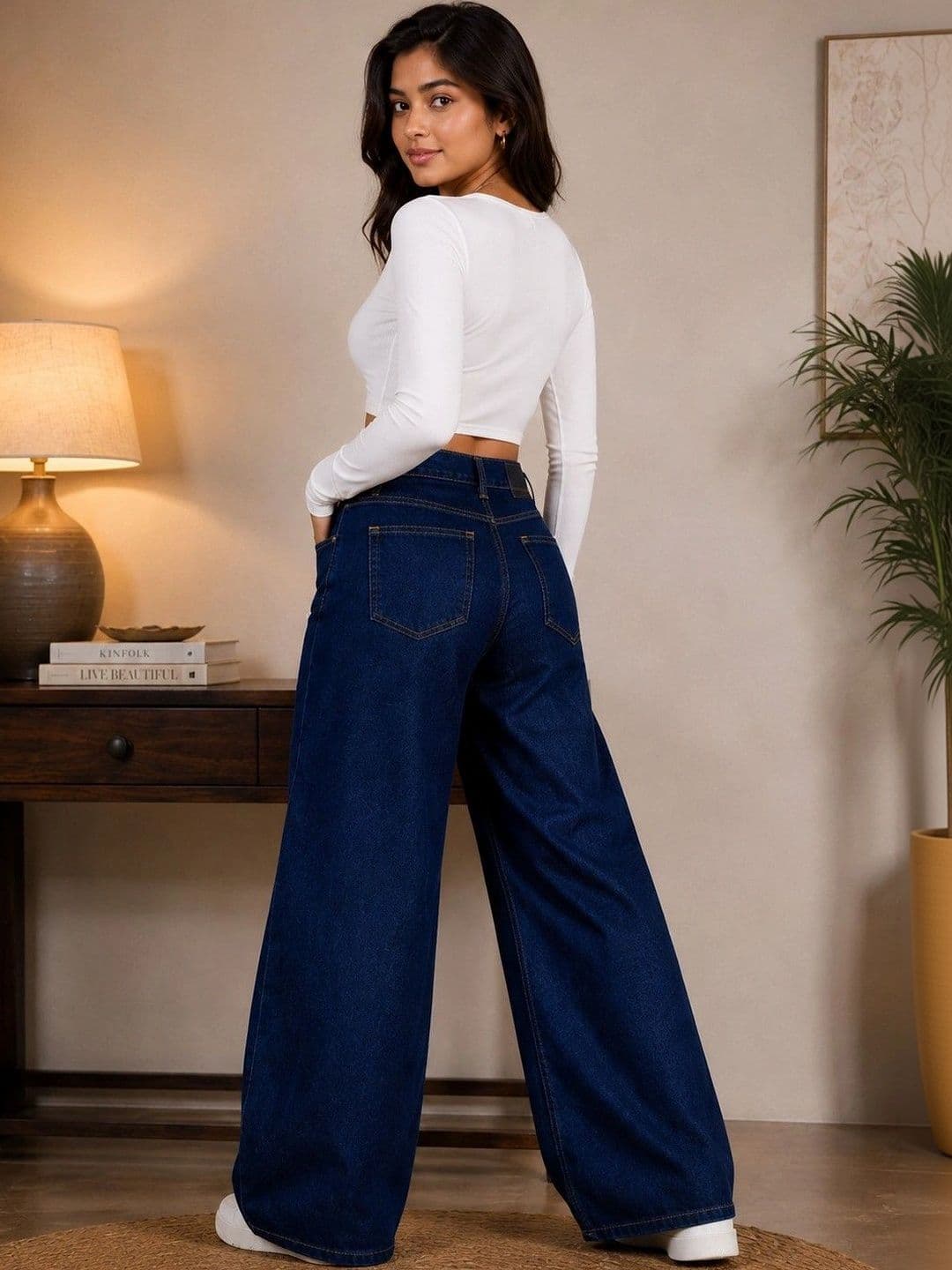 DENIMLOOK Women Flared High-Rise Jeans thumbnail 3