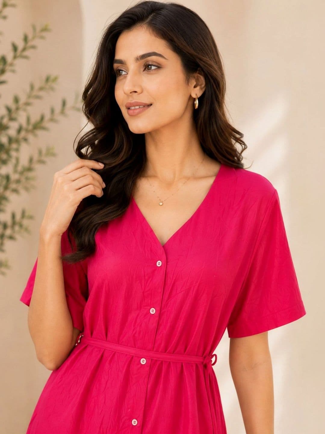 RAJGRANTH Women Regular Kurta with Palazzos thumbnail 3