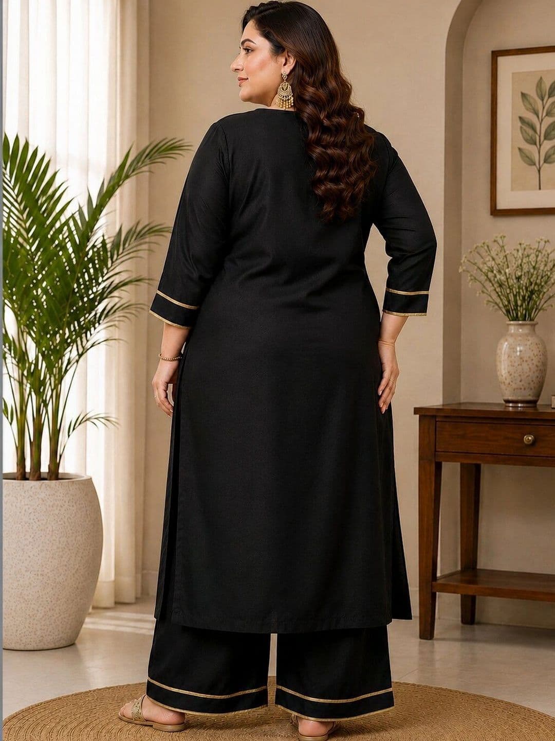Mogra Designs Women Ethnic Motifs Regular Kurta with Palazzos & With Dupatta thumbnail 2