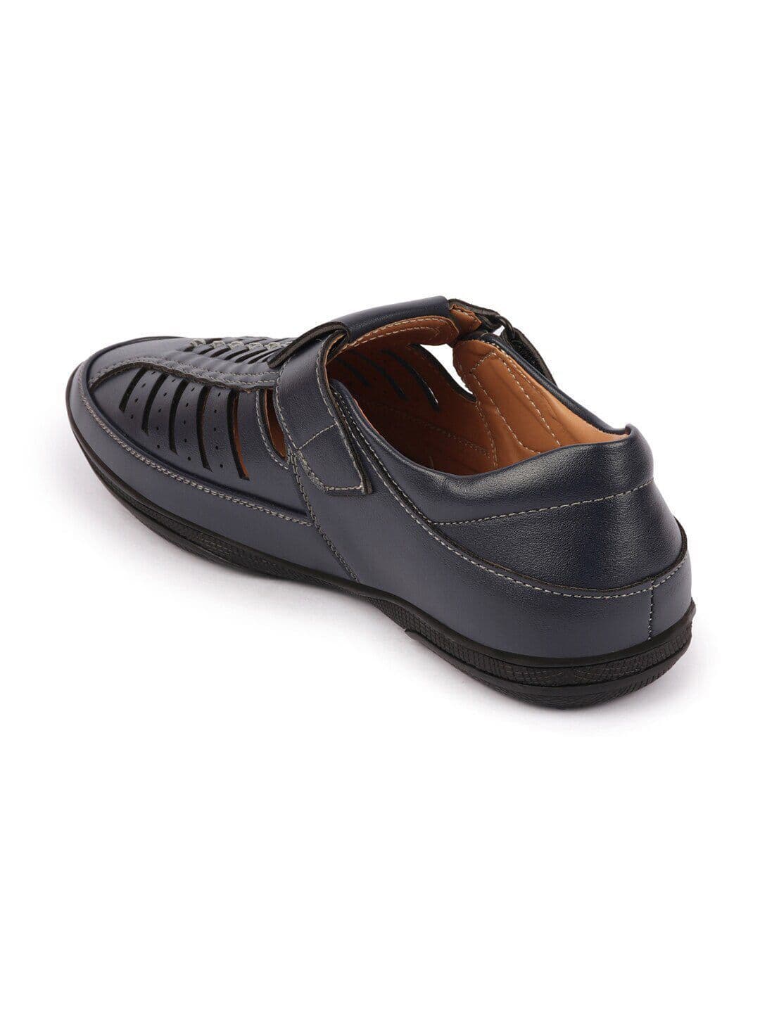 FAUSTO Men Blue PU Comfort Sandals thumbnail 4