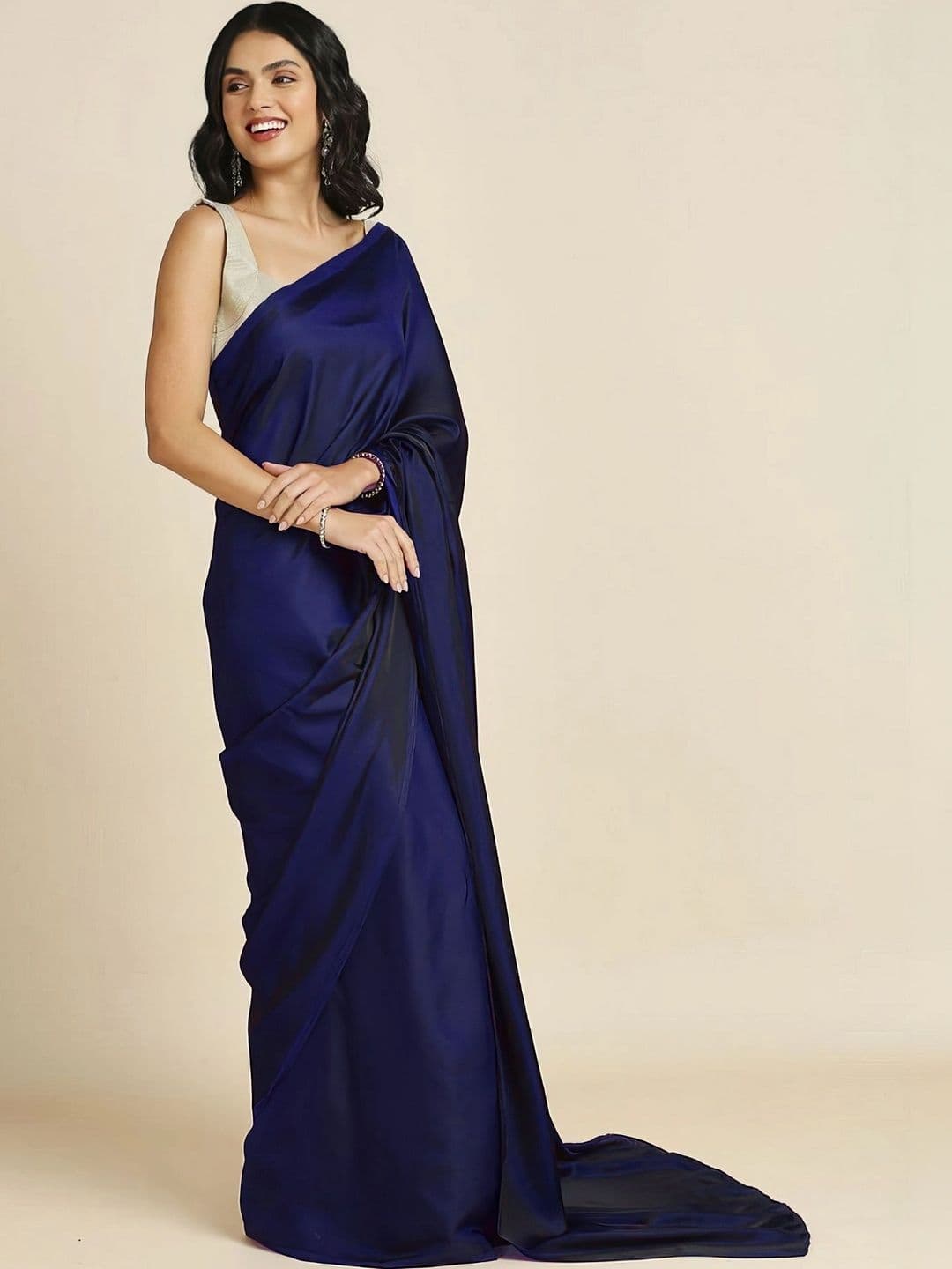 Durga Enterprises Striped Saree thumbnail 3