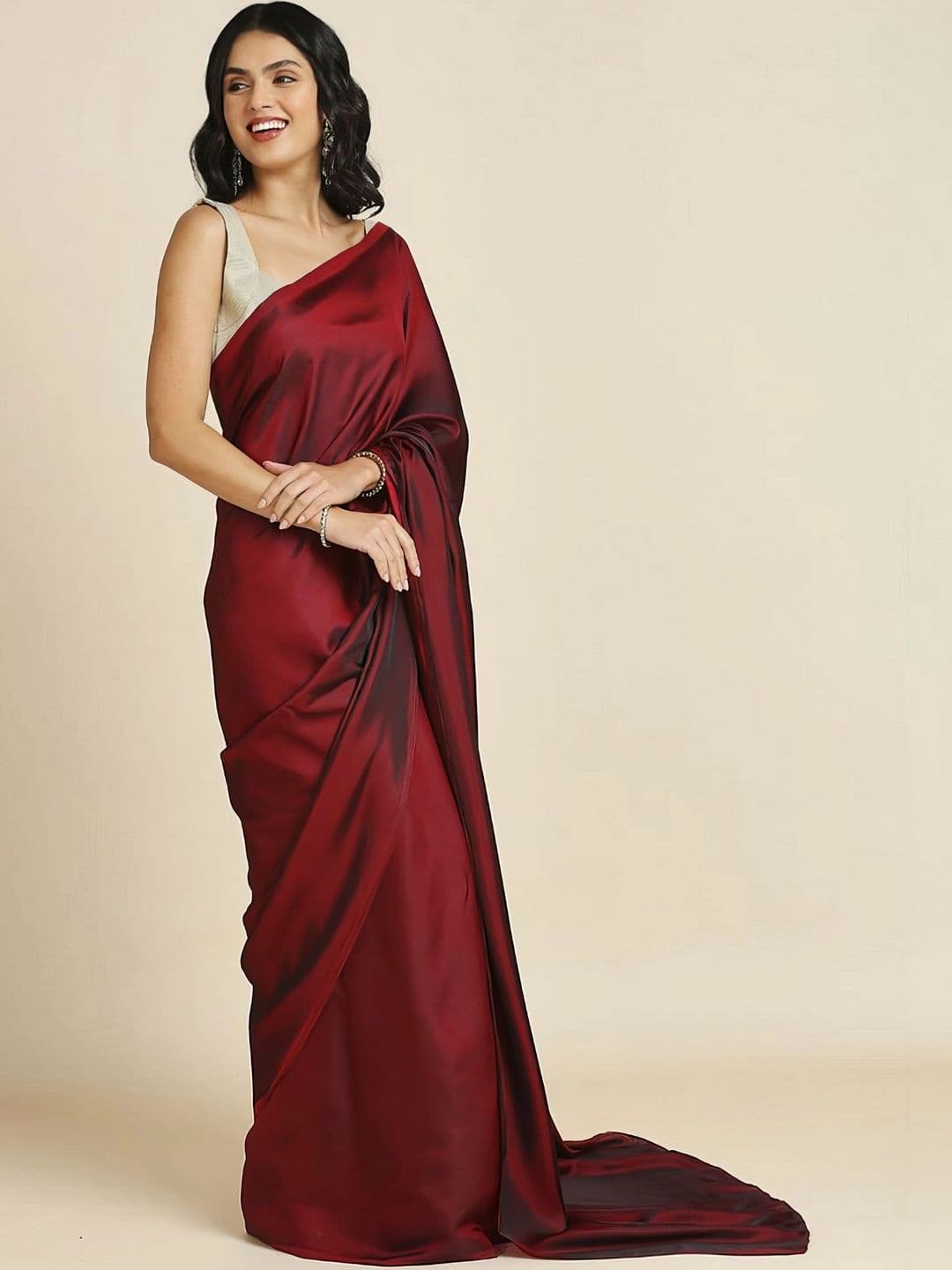 Durga Enterprises Colourblocked Saree thumbnail 3