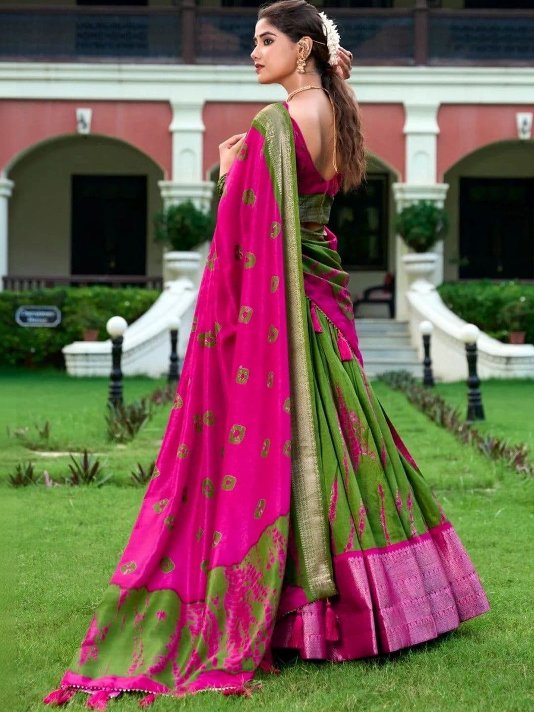YOONECK Ready to Wear Lehenga & Blouse With Dupatta thumbnail 2