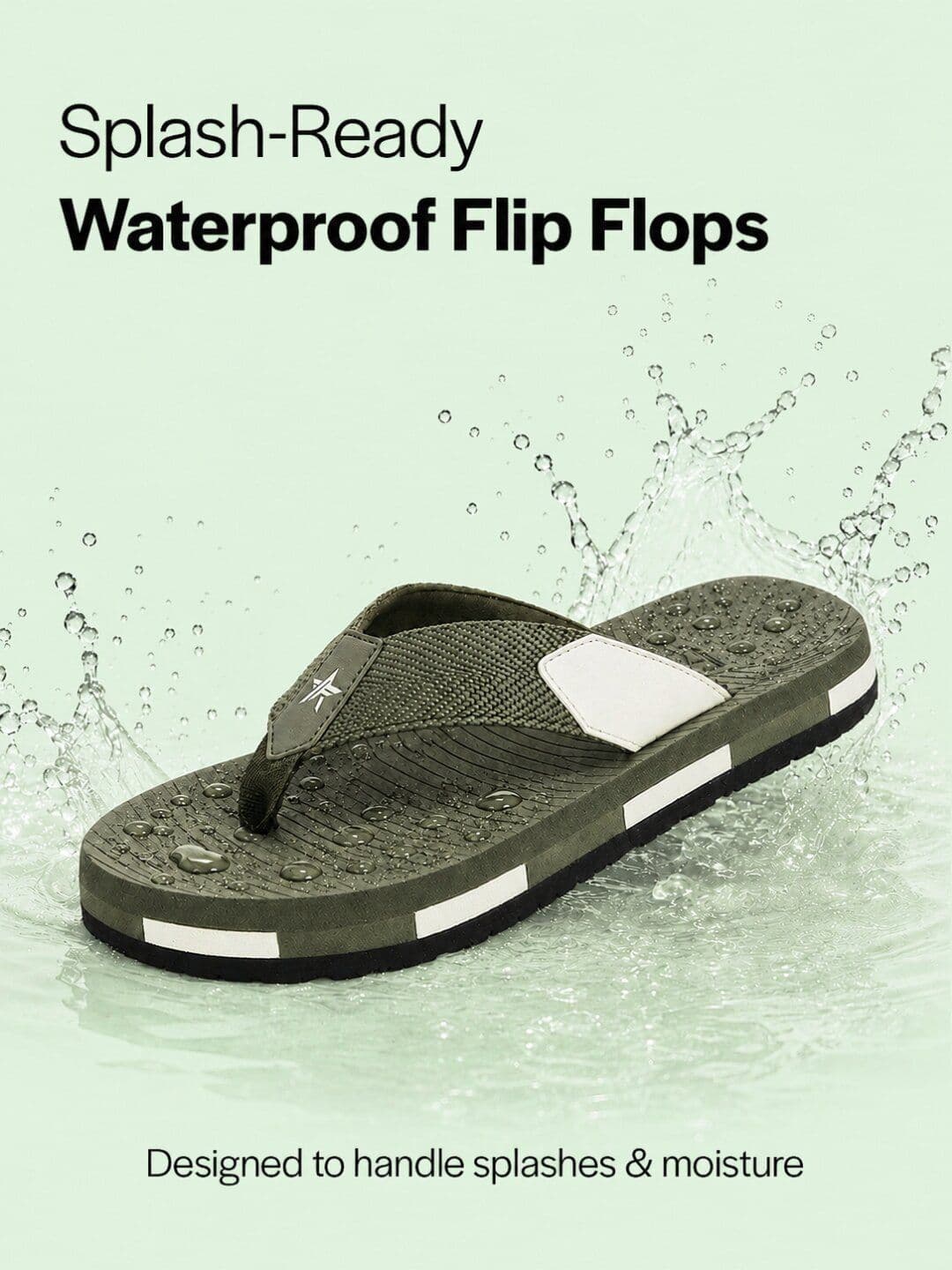 FAUSTO Men Colourblocked Thong Flip-Flops thumbnail 2