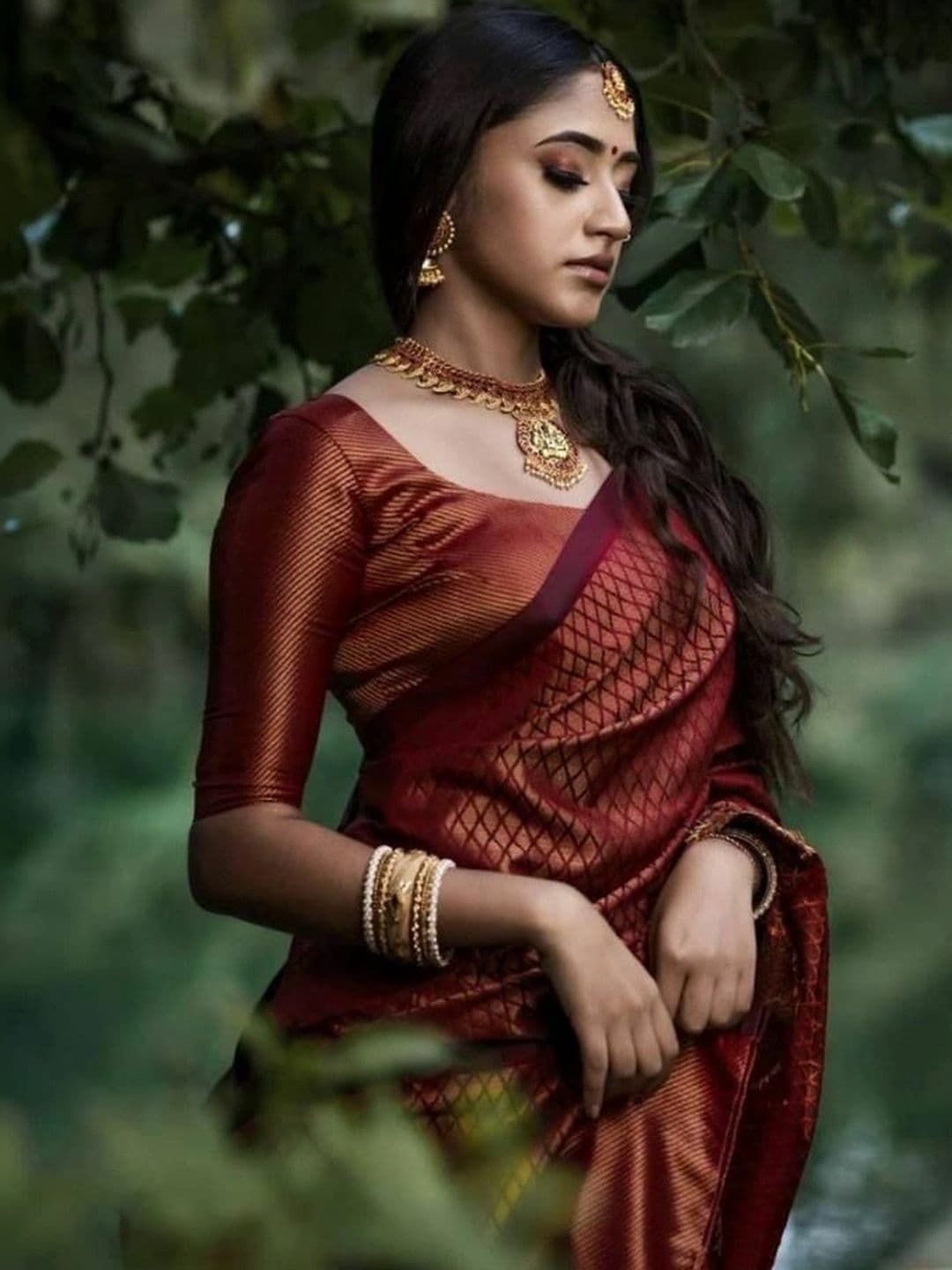 revika Woven Design Zari Art Silk Designer Kanjeevaram Saree thumbnail 6