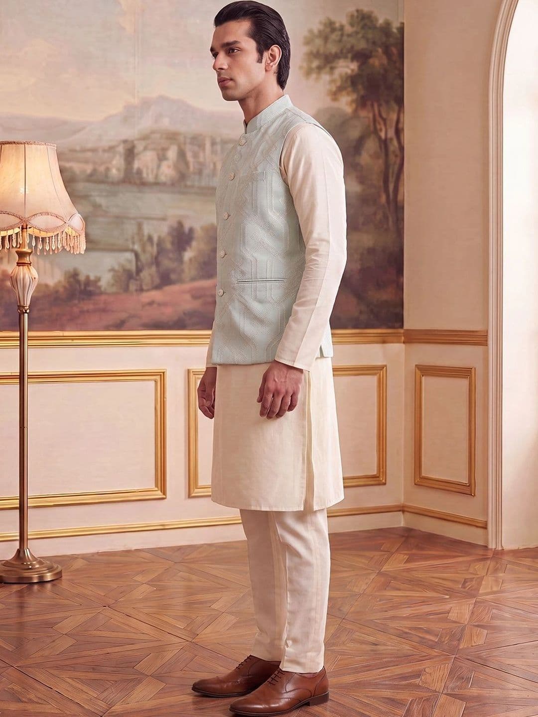 House of Pataudi Jacquard Woven Design Koti thumbnail 2