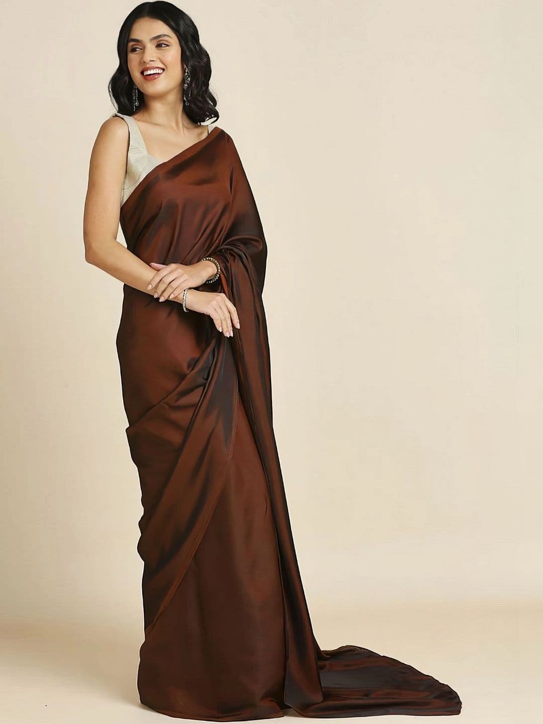 Durga Enterprises Colourblocked Saree thumbnail 3