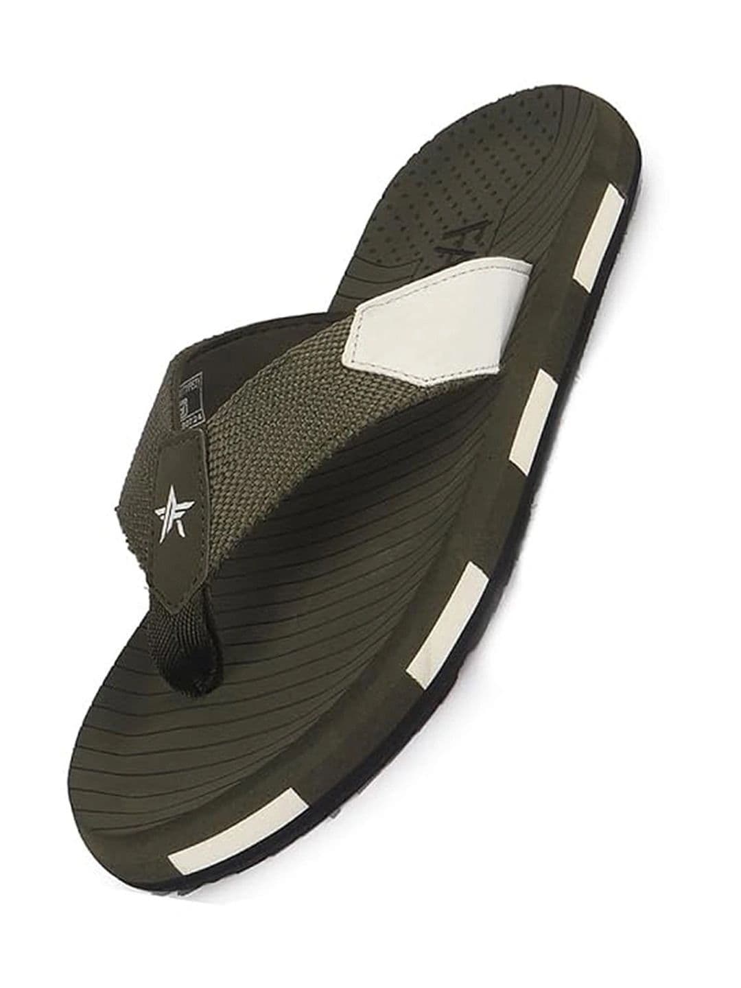 FAUSTO Men Colourblocked Thong Flip-Flops - view 1