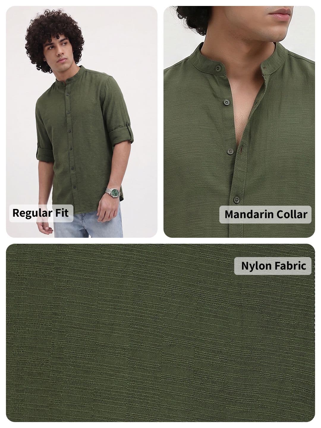 Roadster Life Co. Premium Textured Shirt thumbnail 2