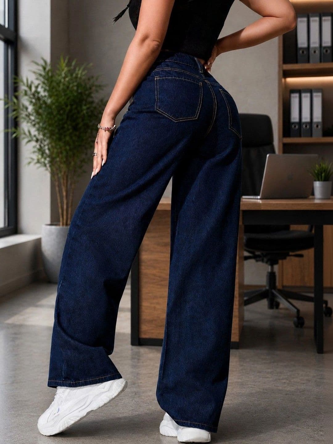 DENIMLOOK Women Regular Baggy High-Rise Jeans thumbnail 5