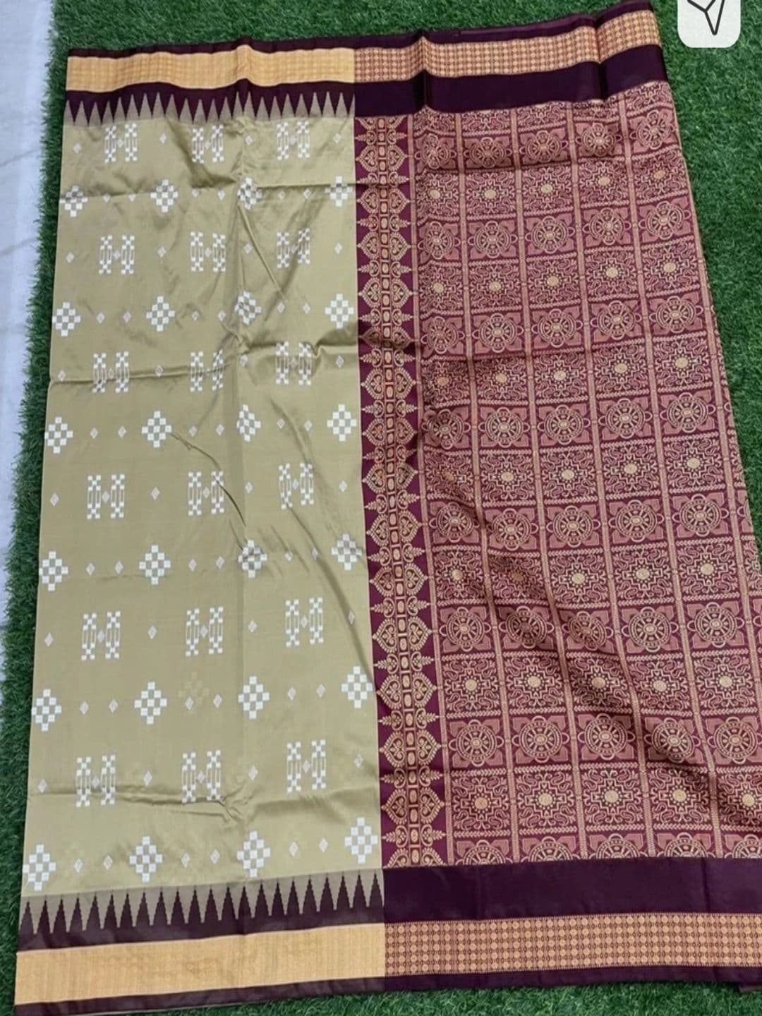 SHOPSILK Woven Design Zari Art Silk Sambalpuri Saree thumbnail 5