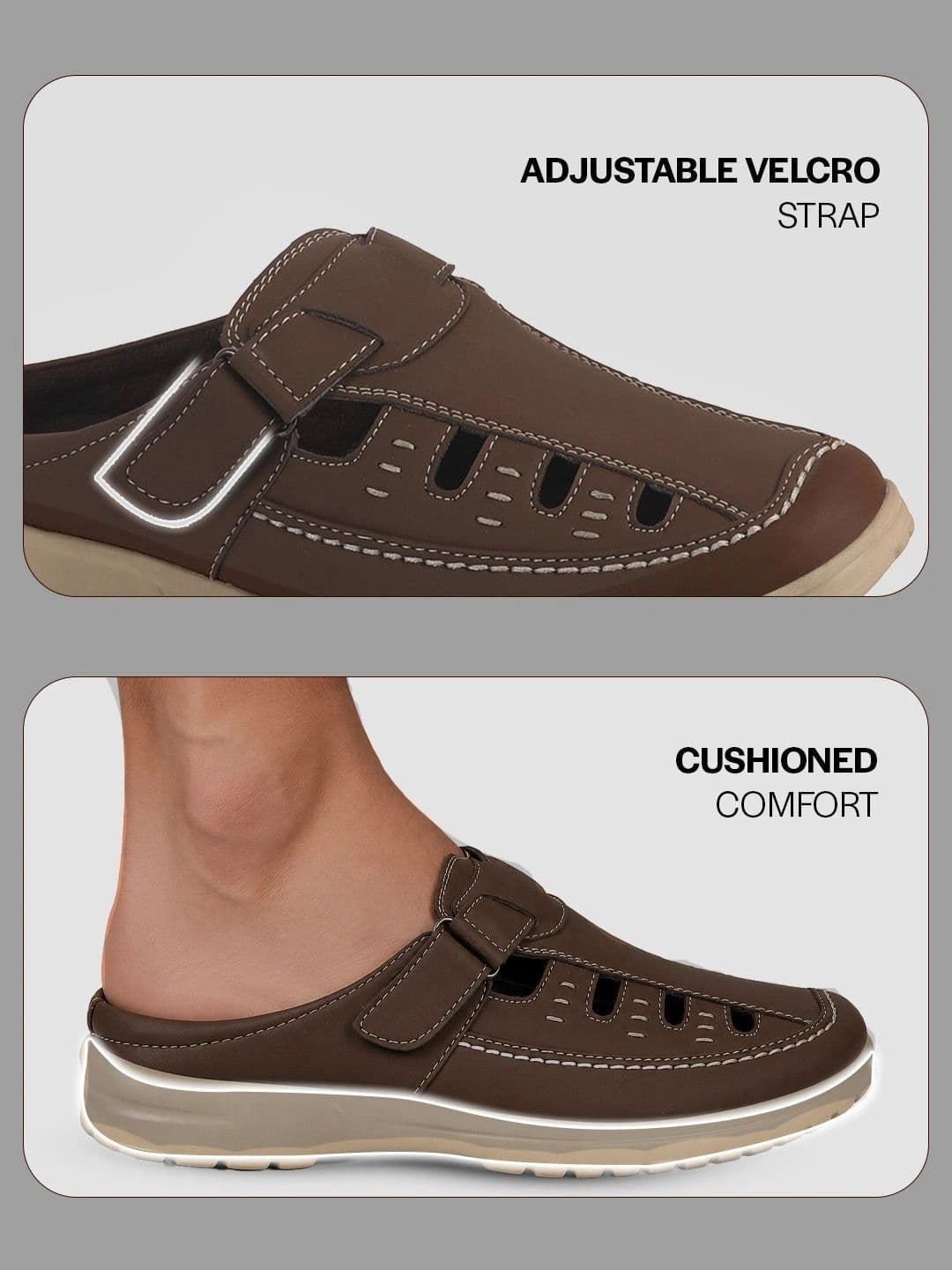 FAUSTO Men PU Comfort Sandals thumbnail 7
