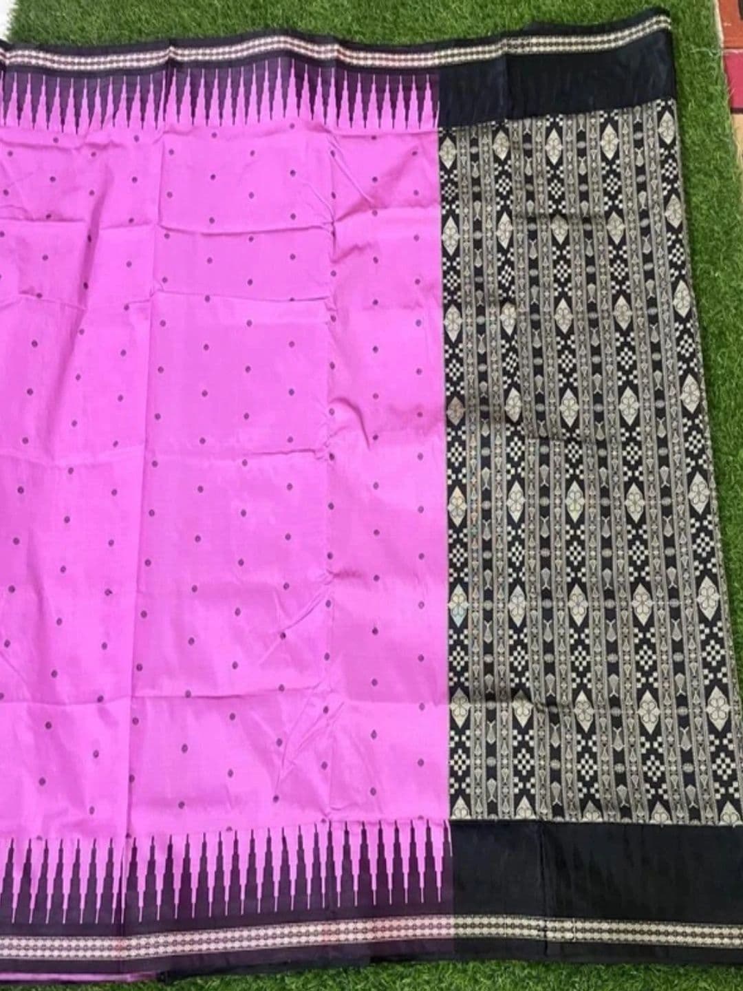 SHOPSILK Woven Design Zari Art Silk Sambalpuri Saree thumbnail 2