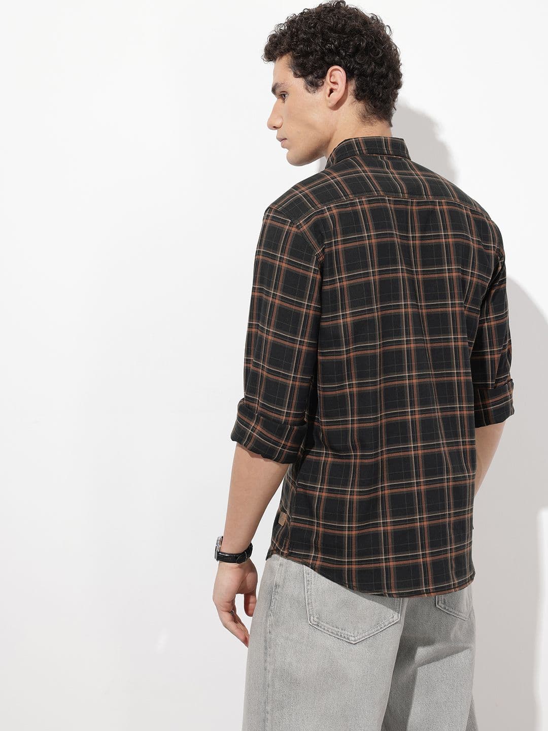 Roadster Life Co. Soft Touch Checked Casual Shirt thumbnail 4