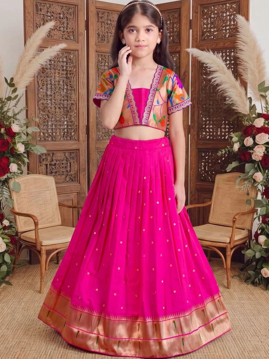 Sangria Girls Ready to Wear Lehenga & thumbnail 2