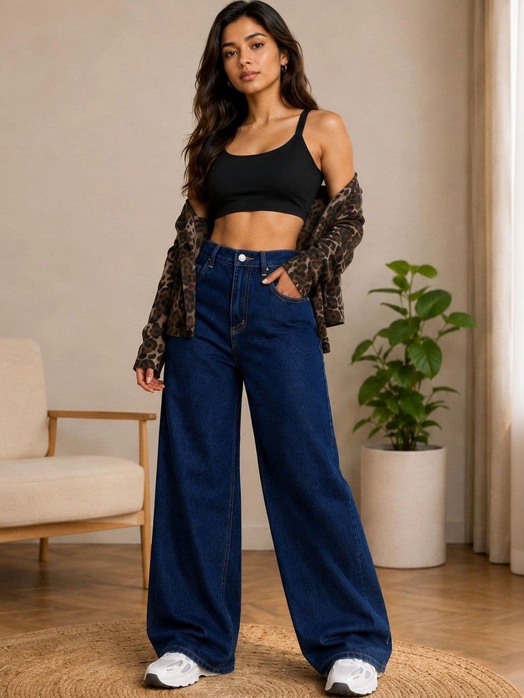 DENIMLOOK Women Baggy Fit  High-Rise Jeans thumbnail 2