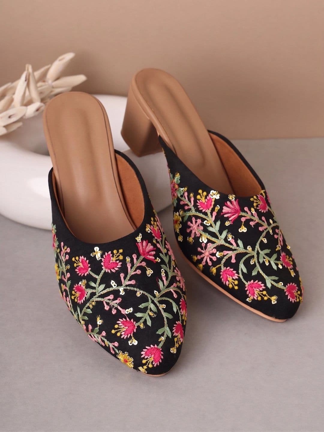 Sangria Party Block Mules thumbnail 3