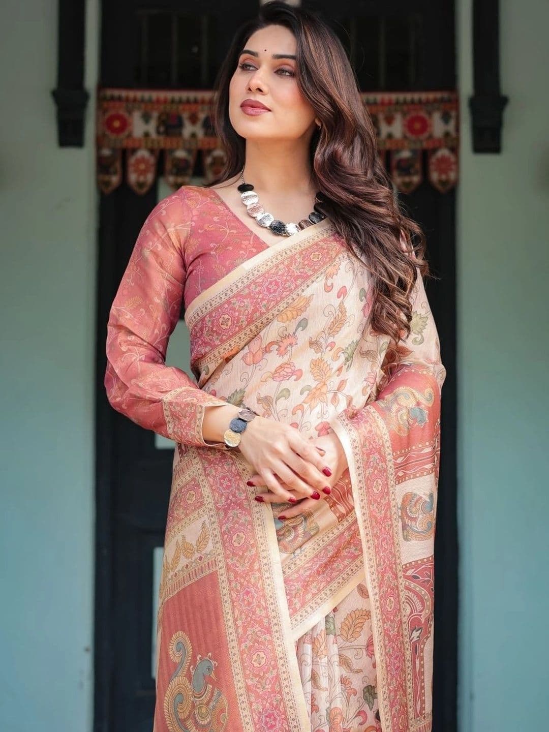 Suha Art Silk Saree thumbnail 3
