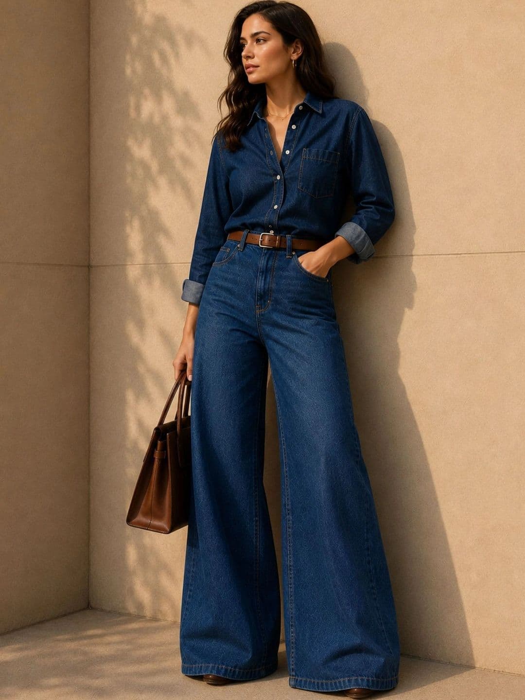 Encrypt Women Flared High-Rise Jeans - view 1