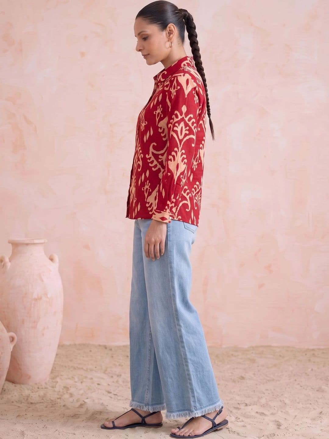 COTTON CULTURE Women Ethnic Motifs Printed Kurta thumbnail 5