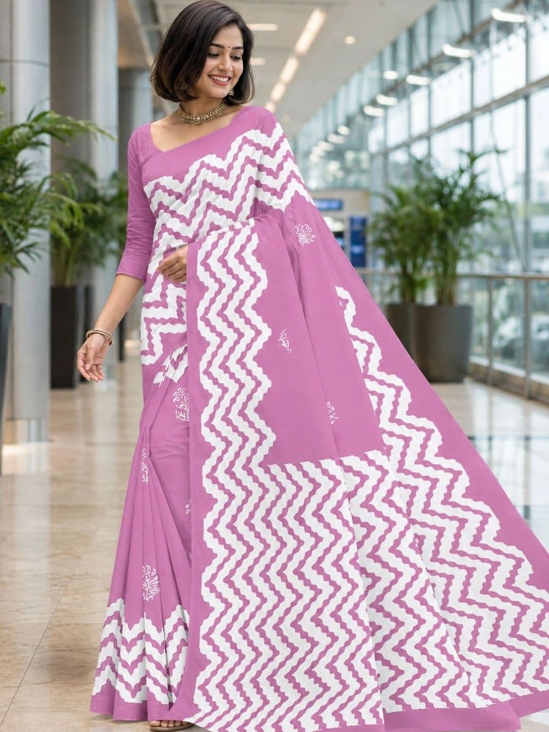 Karishma Pure Cotton Bandhani Saree thumbnail 4