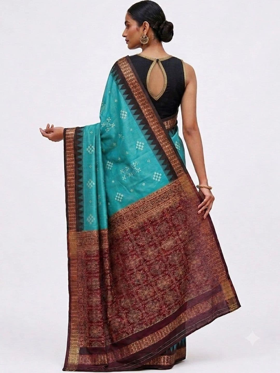SHOPSILK Art Silk Sambalpuri Saree thumbnail 2