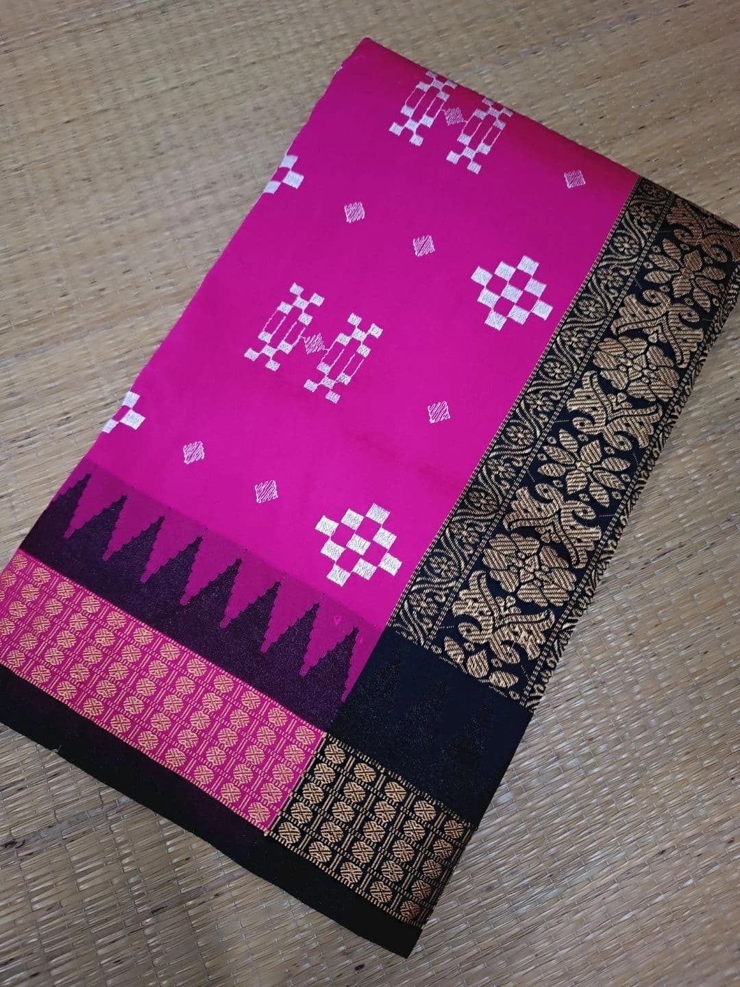 SHOPSILK Zari Art Silk Sambalpuri Saree thumbnail 2