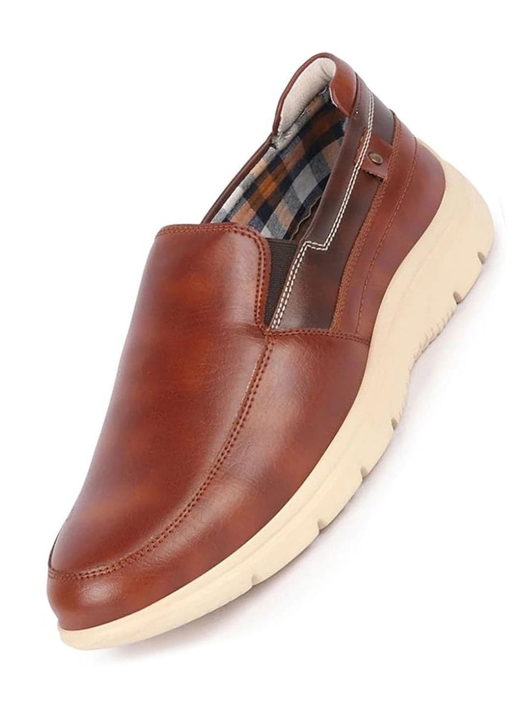 FAUSTO Men Leather Formal Slip-On Shoes - view 1