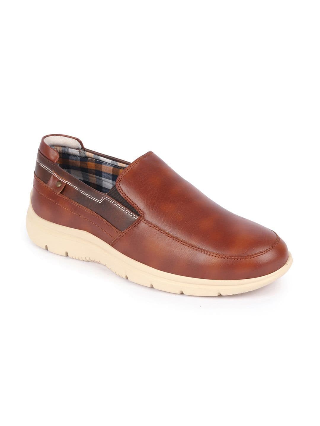 FAUSTO Men Leather Formal Slip-On Shoes thumbnail 3